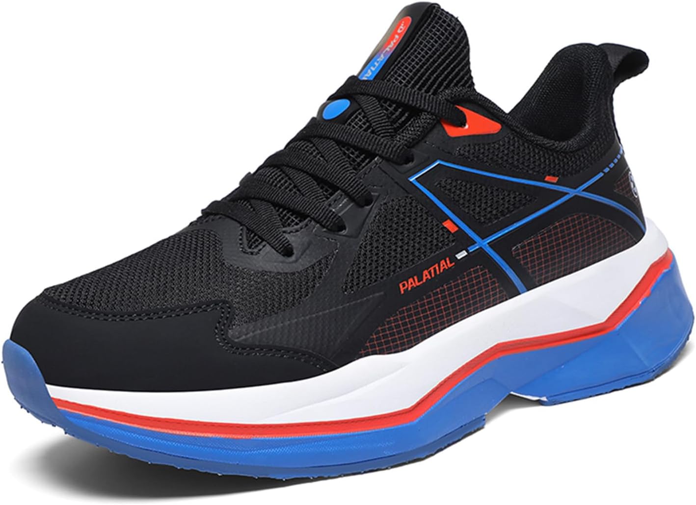 

Мужские повседневные дышащие модные кроссовки для прогулок и бега на открытом воздухе, легкая и комфортная обувь для мужчин Generic, синий