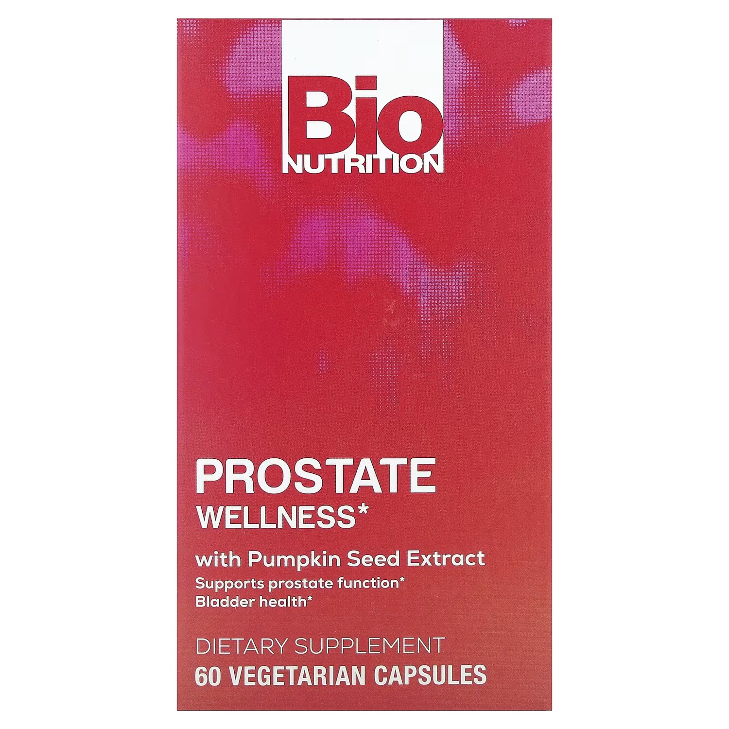 

Добавка Bio Nutrition Prostate Wellness с экстрактом семян тыквы, 60 вегетарианских капсул