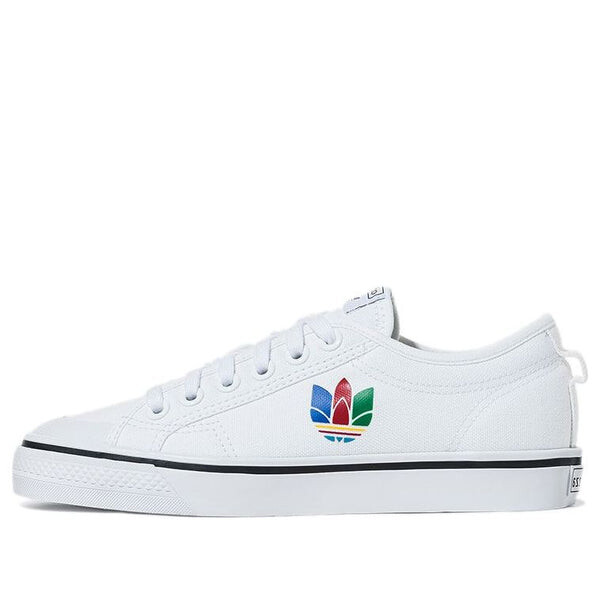 

Кроссовки оригинальные nizza trefoil нескользящие дышащие низкие повседневные кроссовки унисекс Adidas, белый