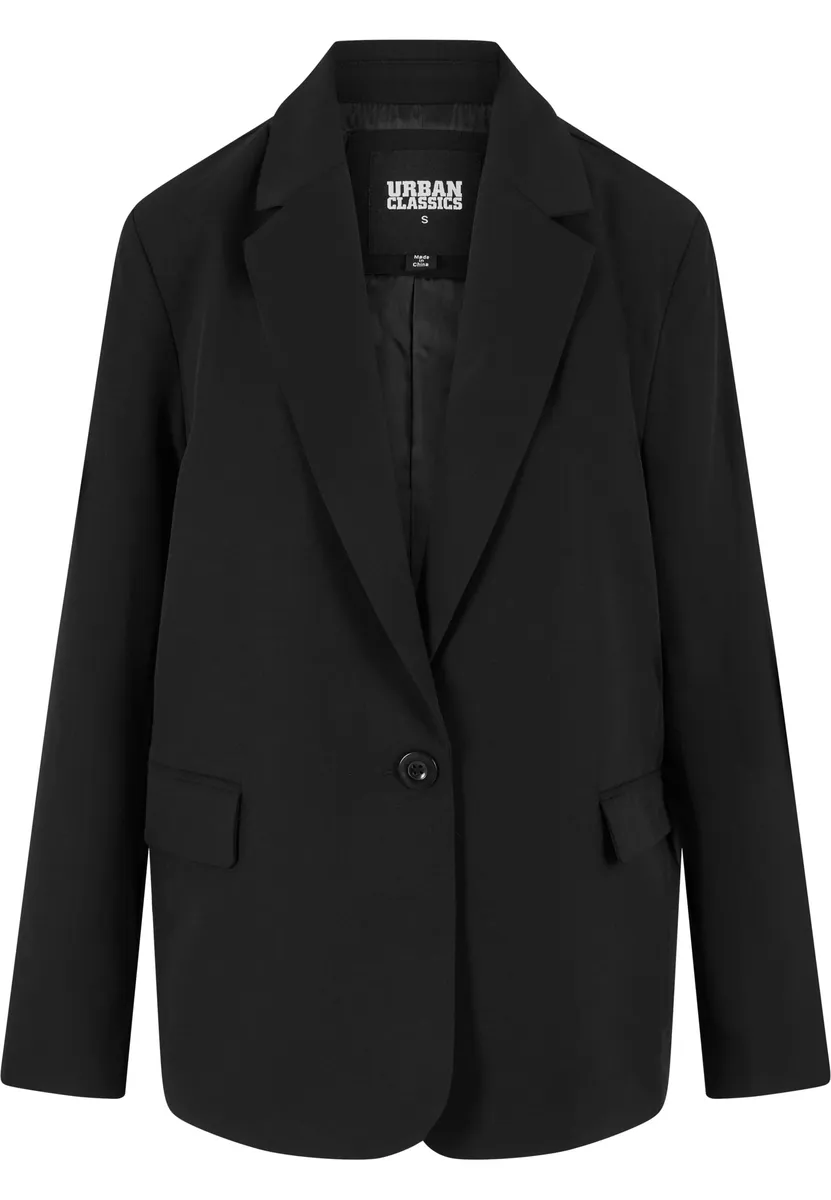 

Куртка всепогодная URBAN CLASSICS " Urban Classics Women's Ladies Basic Blazer" (1 шт.), без капюшона, черный