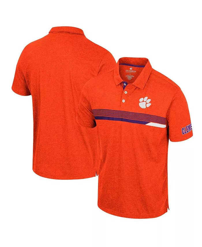 

Мужская оранжевая рубашка поло Clemson Tigers No Problemo Colosseum