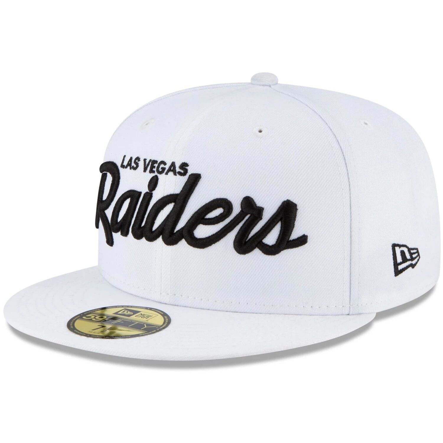 

Мужская приталенная кепка New Era белого цвета с логотипом Las Vegas Raiders Omaha 59FIFTY