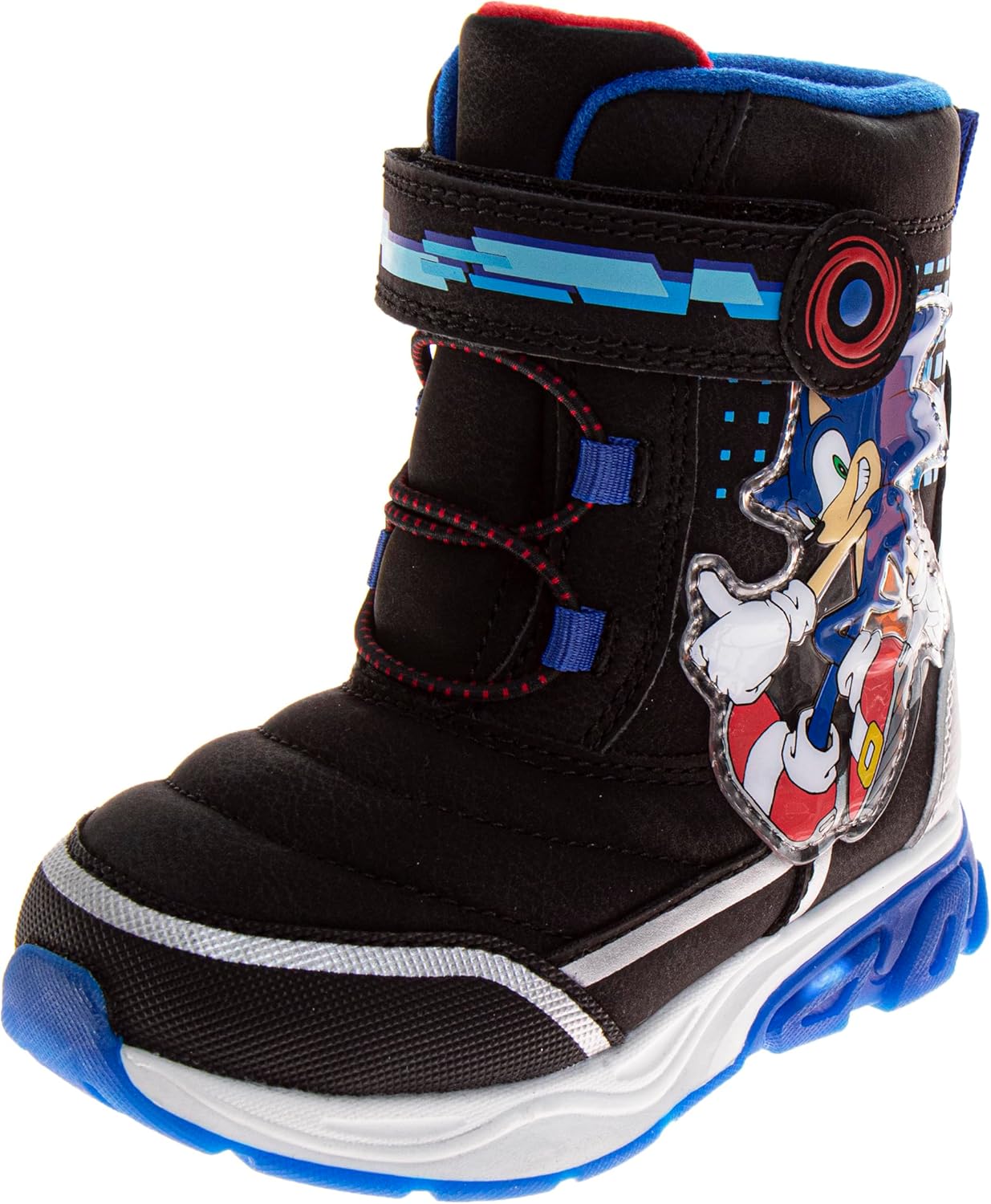 

Зимние водонепроницаемые сапоги для детей Disney с Микки Маусом, Историей игрушек и Тачками (для малышей и маленьких детей), черный/синий