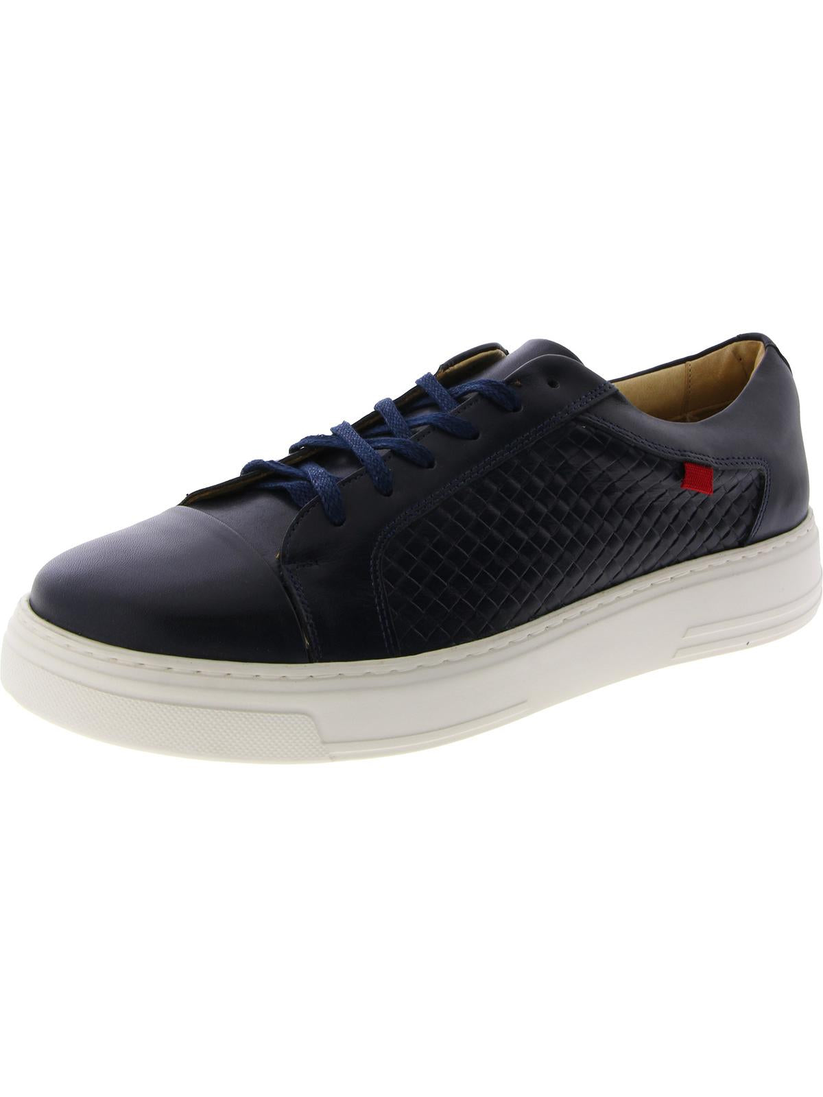 

Мужские туфли-дерби King Street из искусственной кожи на шнуровке Marc Joseph, цвет navy brushed napa