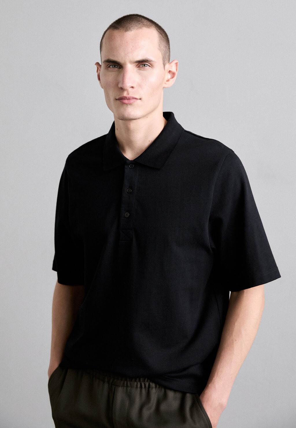 

Рубашка поло BOXY Filippa K, черный