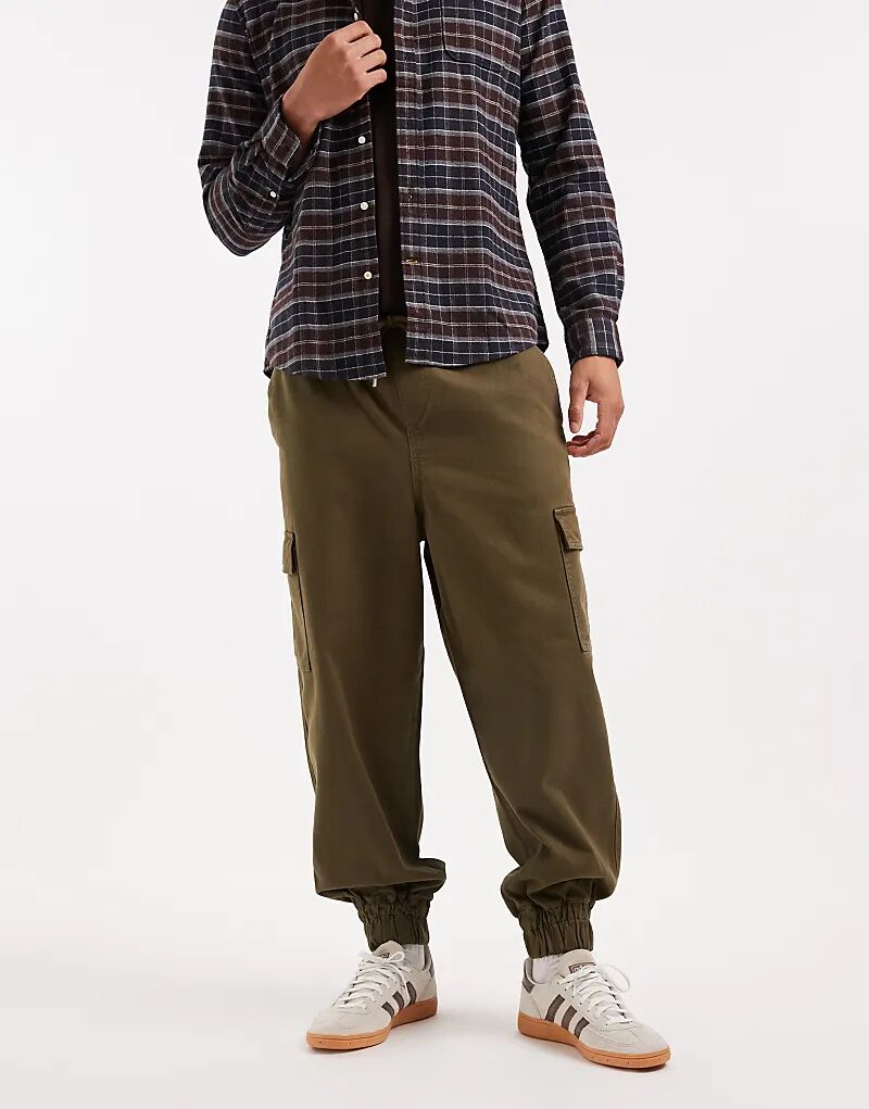 

Зауженные брюки-карго ASOS DESIGN цвета хаки