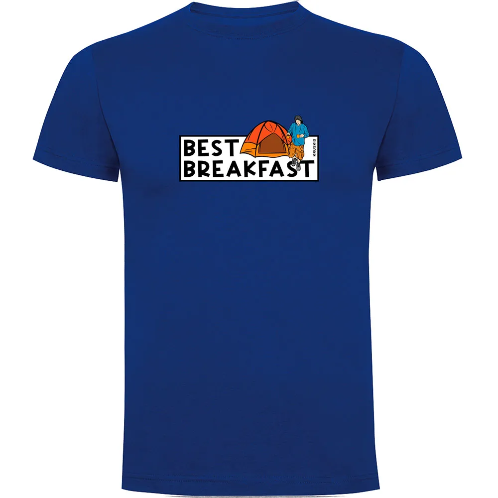 

Футболка с коротким рукавом Kruskis Best Breakfast, синий
