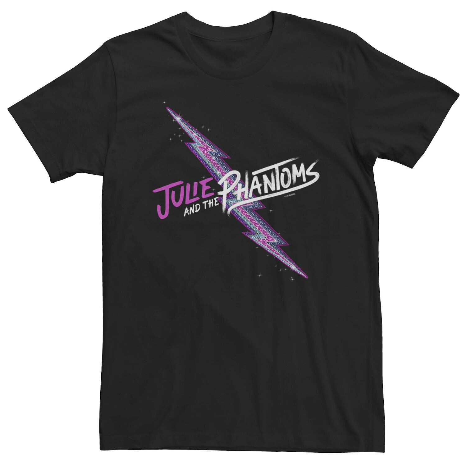

Мужская футболка с молнией и логотипом Julie And The Phantoms Licensed Character