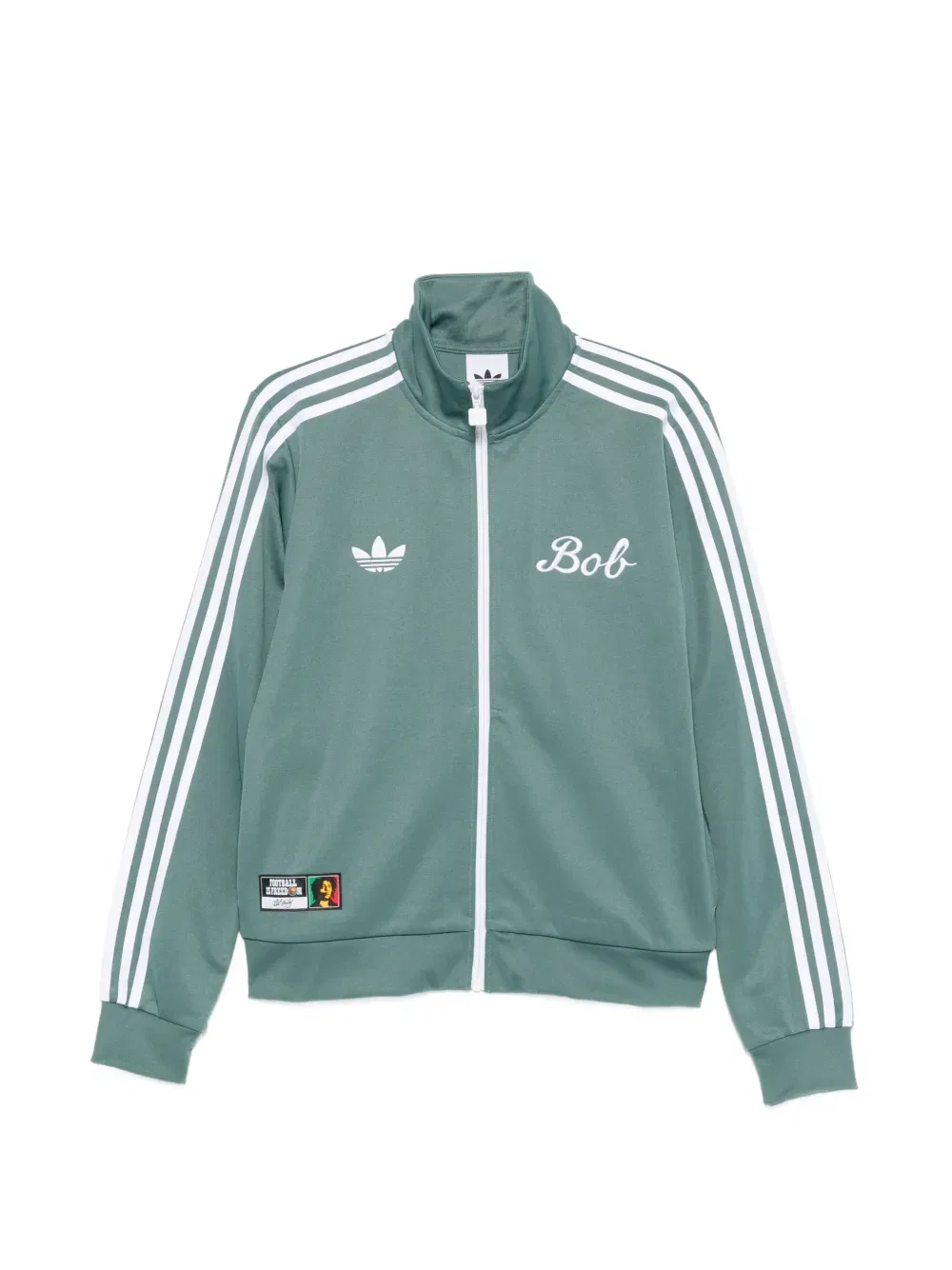 Спортивная куртка с тремя полосками Adidas, зеленый