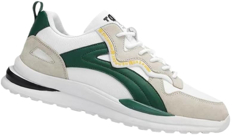 

Мужские модные спортивные кроссовки - удобные и мягкие, низкие с шнурками, подходят для повседневного использования или на все сезоны Hoalox, зеленый