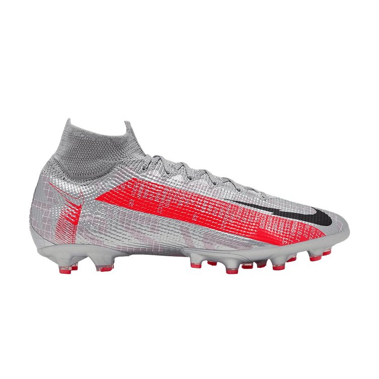 

Бутсы Nike Mercurial Superfly 7 Elite AG Pro 'Metallic Grey Crimson', серый