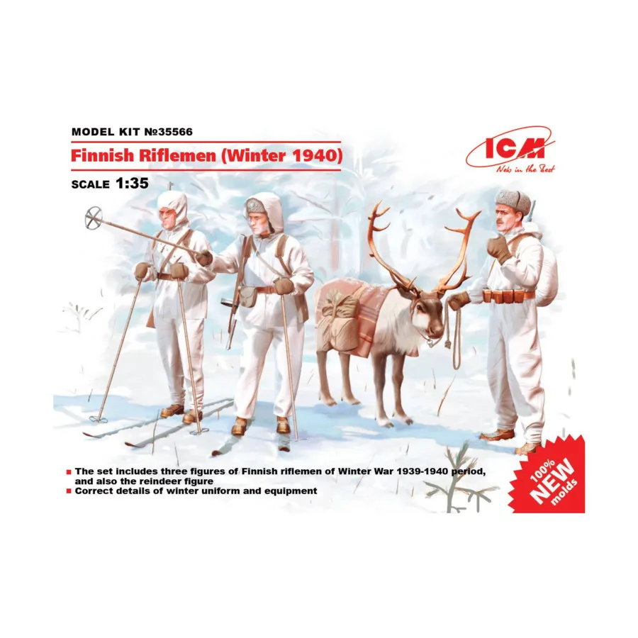 

Финские стрелки (зима 1940 г.), Military Models 1/35 Scale (ICM)
