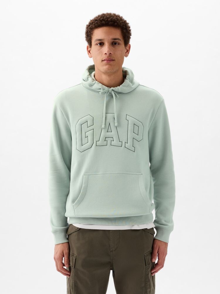 

Толстовка с логотипом и капюшоном Gap, зеленый