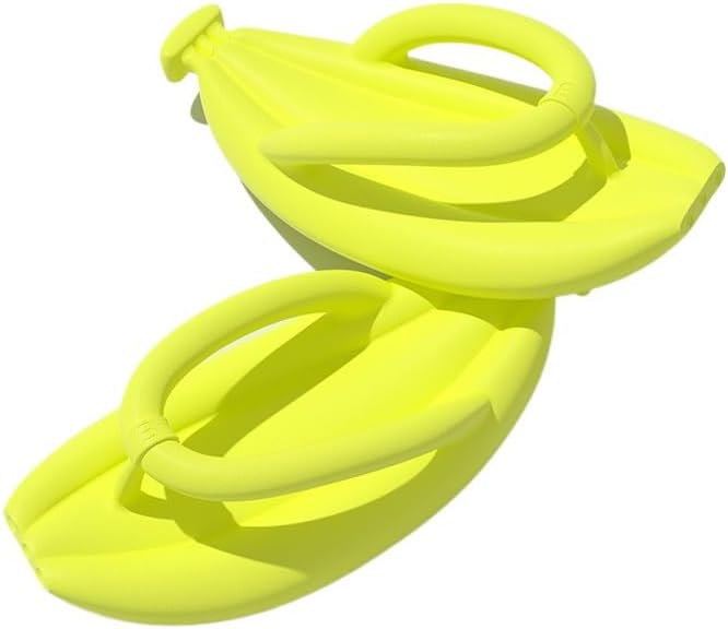 

FSwinder Милые мультяшные шлепанцы в форме банана и облака с поддержкой свода стопы, мягкие тапочки-вьетнамки с нескользящей подушкой, толстые летние пляжные сандалии для ванной и спа-процедур, для женщин и мужчин, бирюзовый