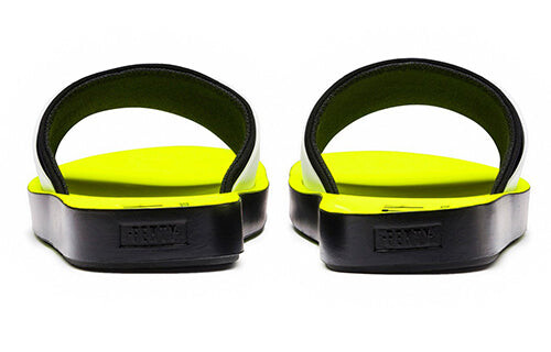 Тапочки fenty x surf slide 'safety yellow' Puma, черный — фото 4