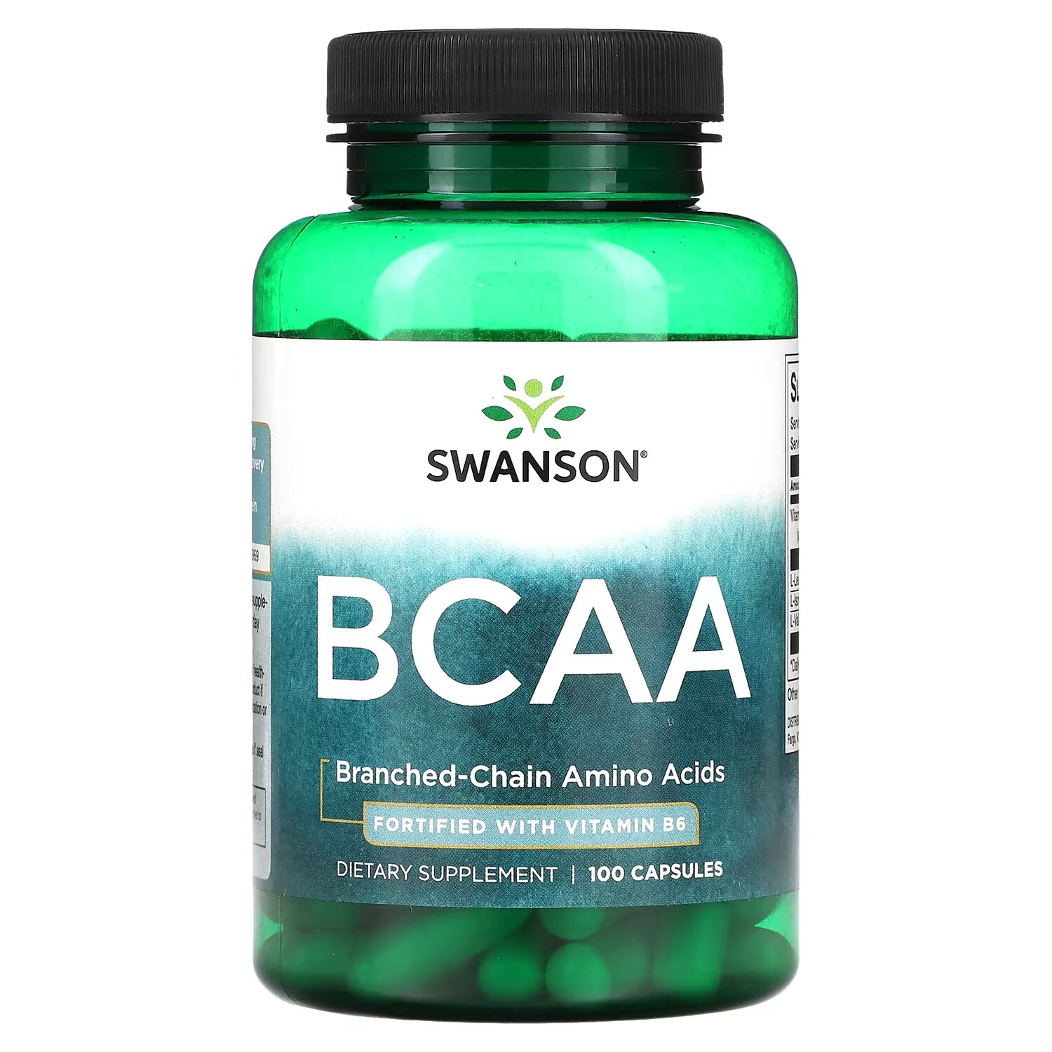 

Добавка Swanson BCAA, 100 капсул