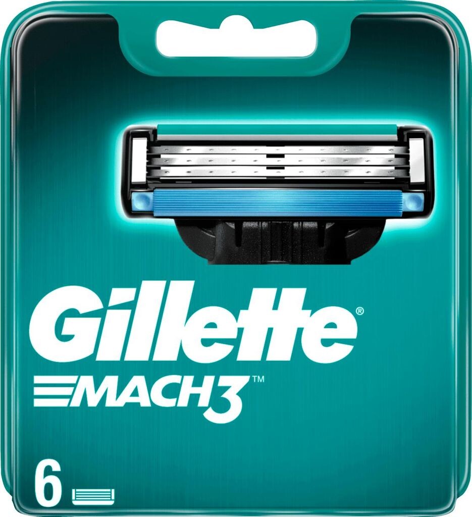 

Лезвия для бритвы Gillette Mach3 6 шт