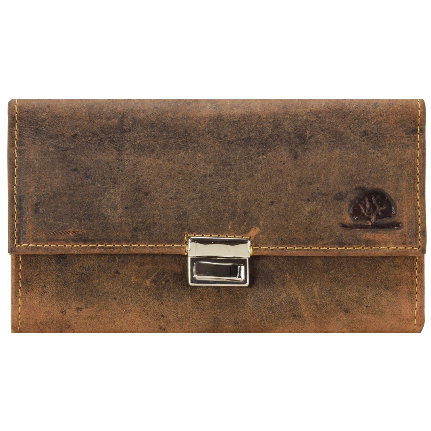 

Кошелек Greenburry Vintage Kellnerbörse Leder 18 см, коричневый