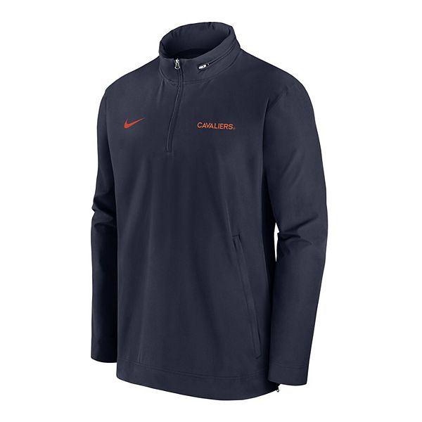 Мужская толстовка с молнией на четверть Virginia Cavaliers 2024 синего цвета Nike — фото 3