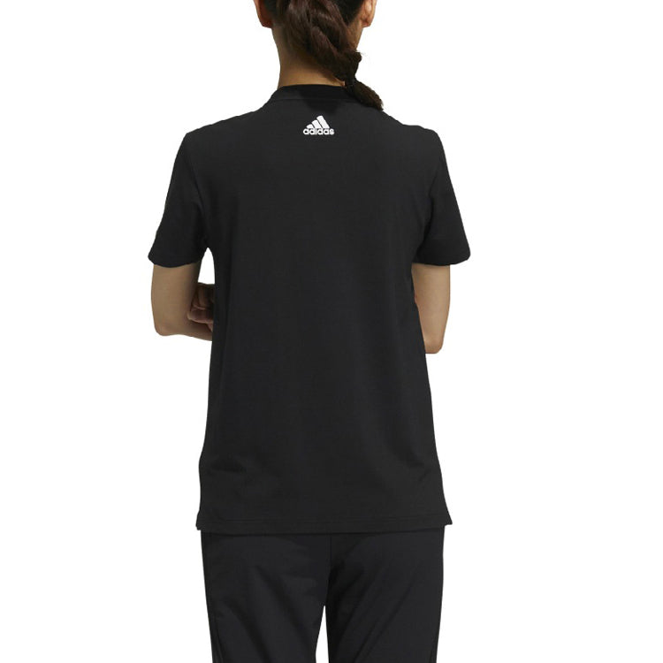 Футболка (WMNS) adidas Fi Mountain Logo Black GP0675 — фото 4