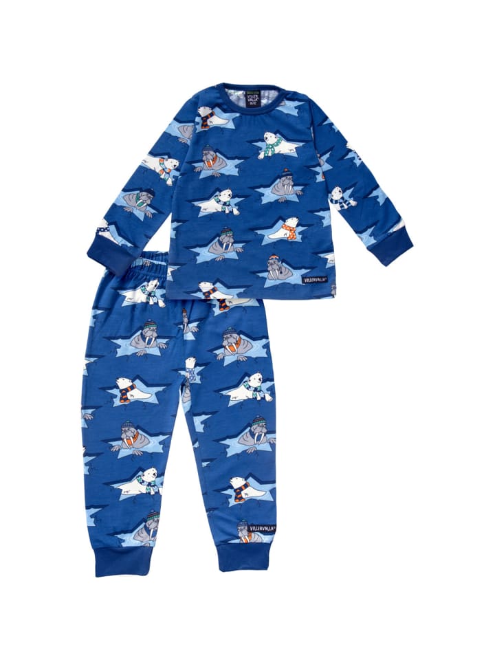 

Villervalla Пижама «Ледяная звезда» синего цвета