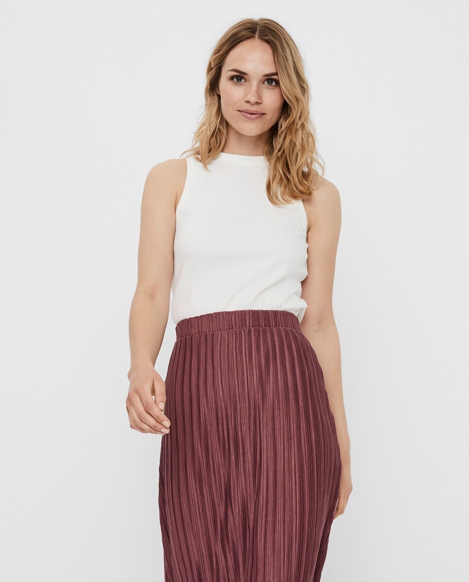 

Женский топ с круглым вырезом и бретелями Vero Moda, белый