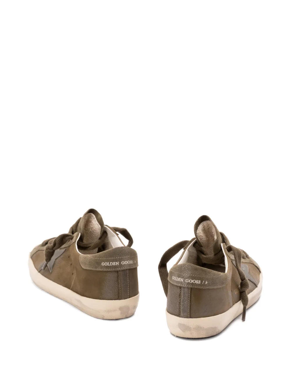 Кеды Super-Star Golden Goose, зеленые — фото 2