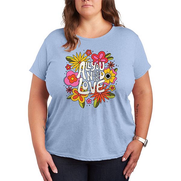 

Футболка с принтом All You Need Is Love The Beatles Licensed Character, Heather Chambray Blue, Синий, Футболка с принтом All You Need Is Love The Beatles Licensed Character, Heather Chambray Blue