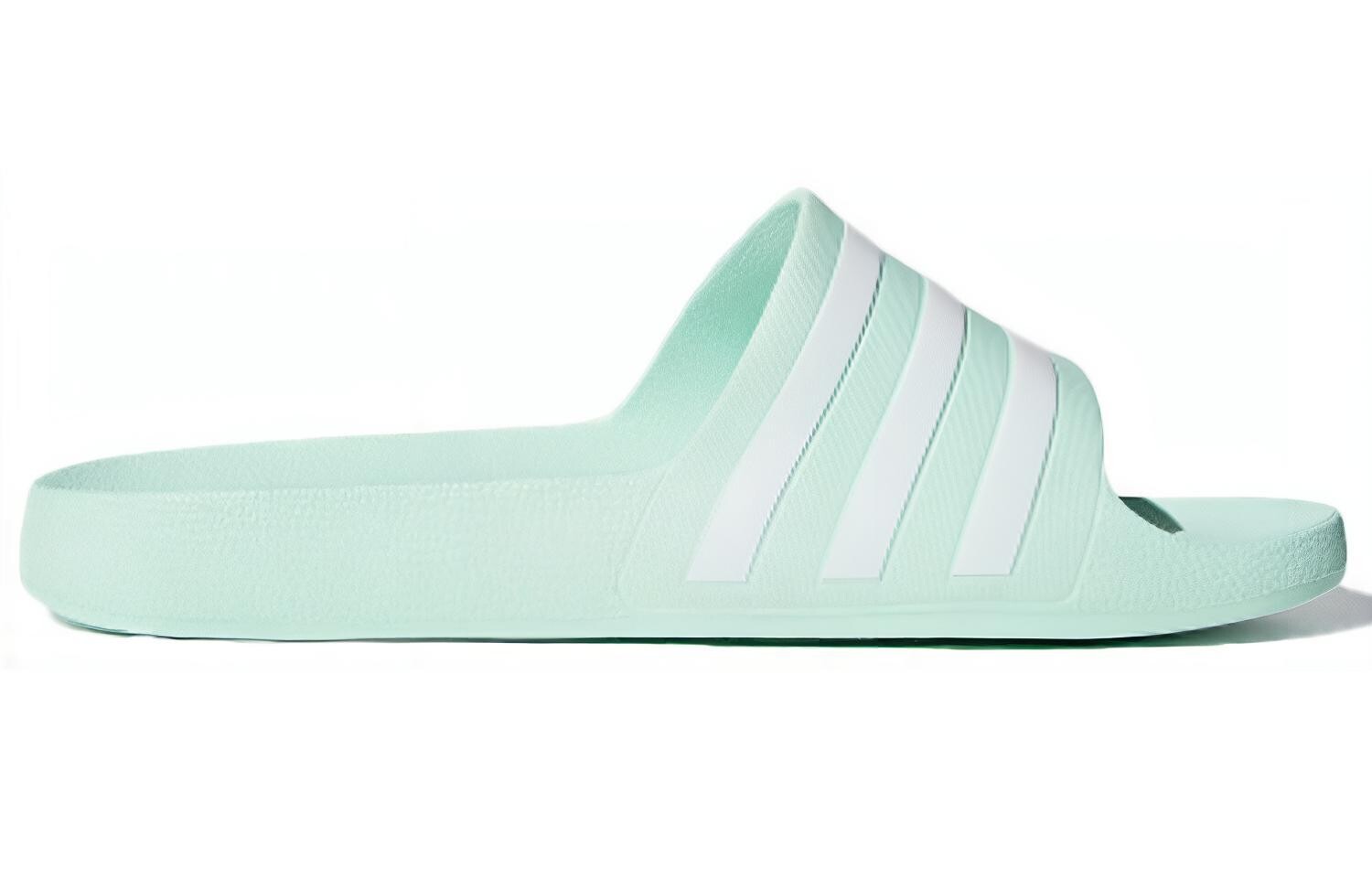 Шлепанцы Adilette Aqua унисекс пастельно-зеленого цвета Adidas — фото 2
