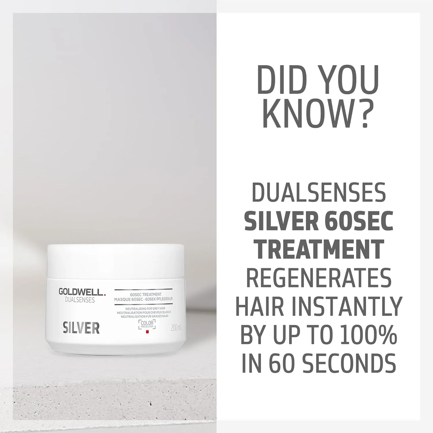 Процедура Dualsenses Silver 60Sec Goldwell, yellow — фото 3