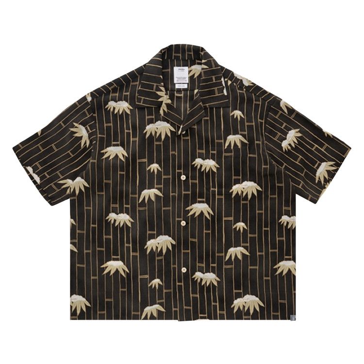

Рубашка Visvim Copa Short-Sleeve Bamboo Shirt (Chirimen), Black