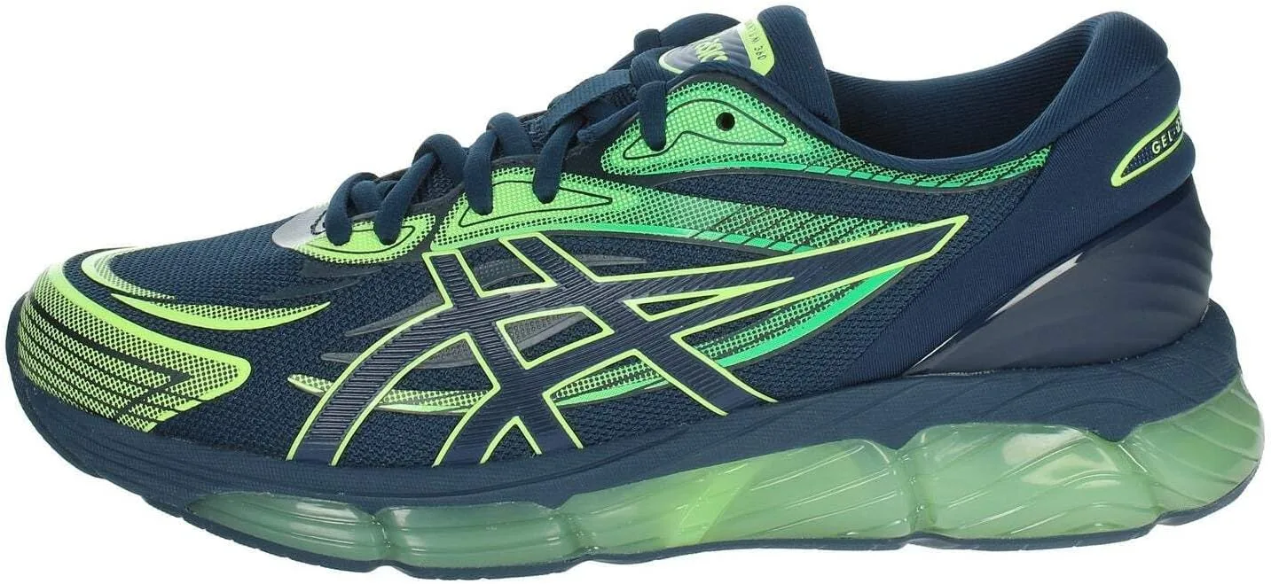 Кроссовки ASICS 1201a915-100 Мужские, синий/зеленый