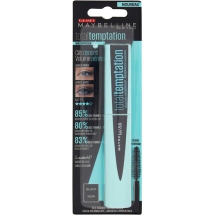 

Тушь для ресниц Maybelline New York Total Temptation, Black Noir, Серый, Тушь для ресниц Maybelline New York Total Temptation, Black Noir