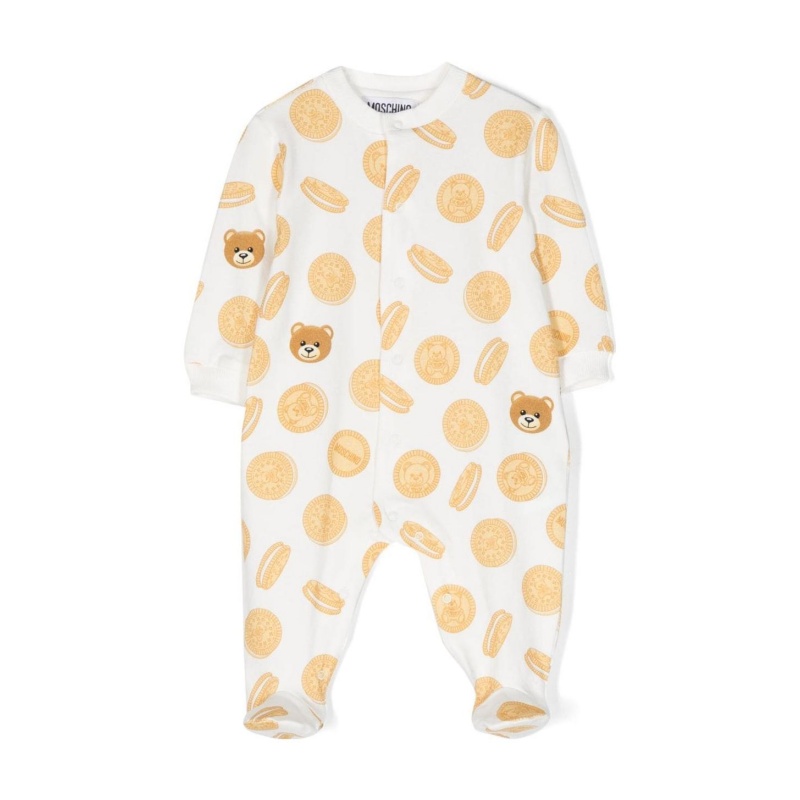 

MOSCHINO Белый комбинезон Infant And Toddler