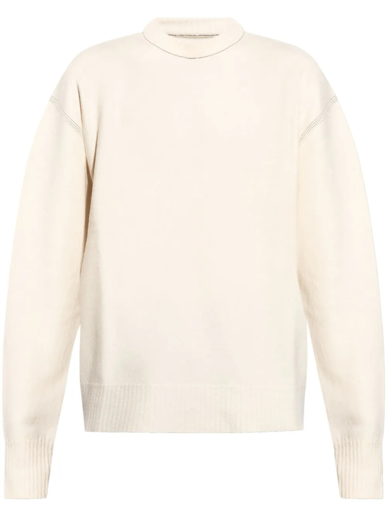 

Свитер из натуральной шерсти Jil Sander, белый