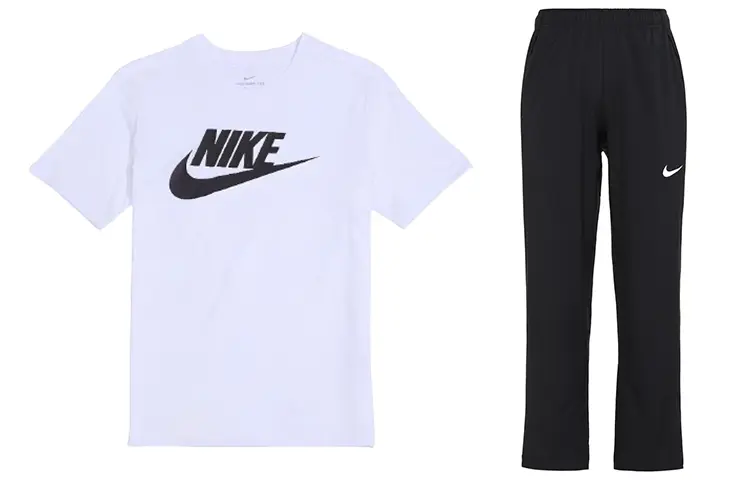 

Nike Повседневный спортивный костюм мужской белый+черный