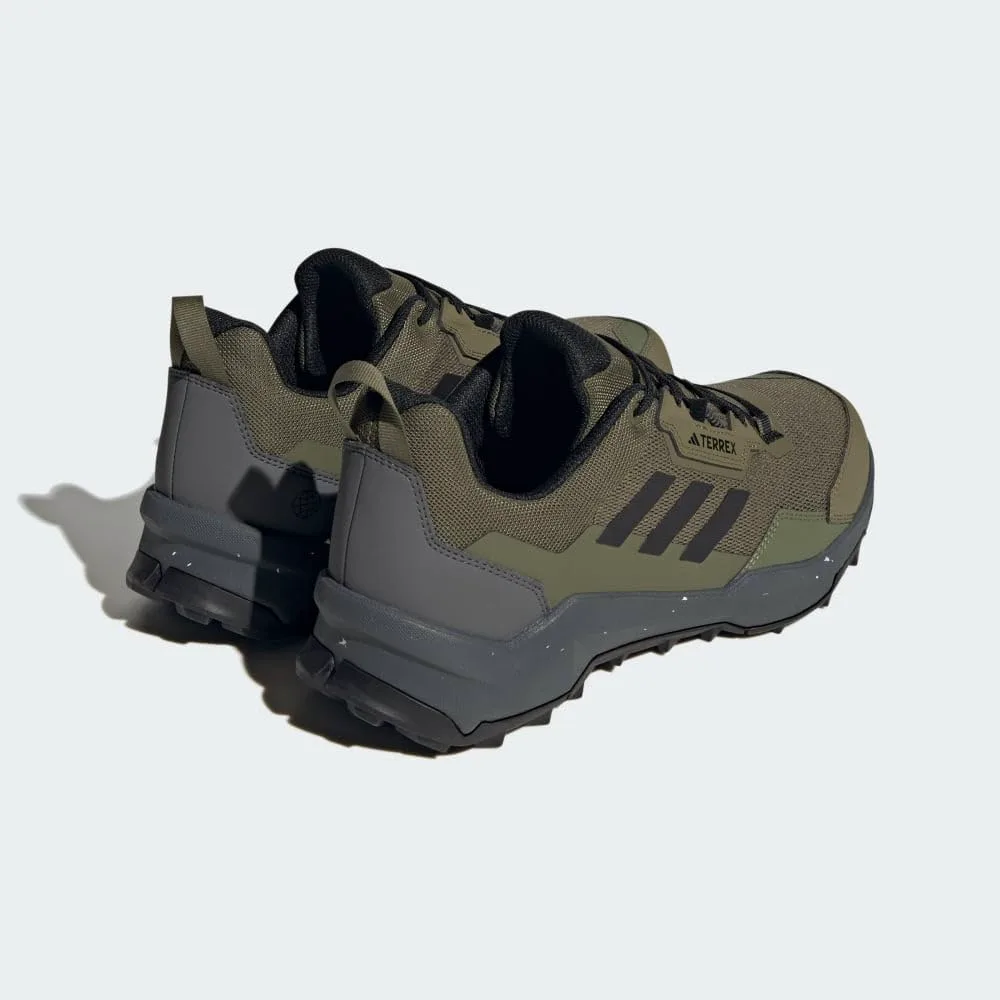 Мужские походные кроссовки Adidas Terrex Ax4, оливковый/черный/серый — фото 3