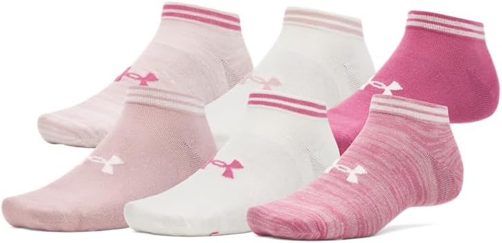 

Набор из 6 пар унисекс низких носков Under Armour Essential., (673) Tourmaline Pink/Stone/Stone