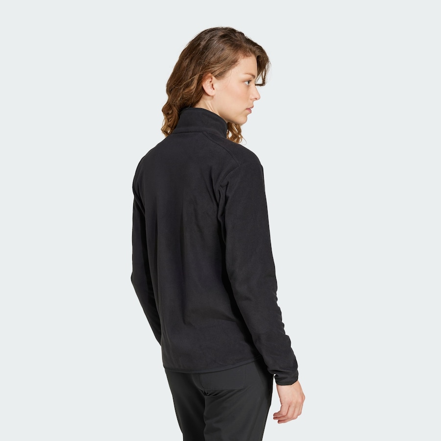 Спортивная флисовая куртка ADIDAS TERREX Multi Full-Zip Fleece, черный — фото 3
