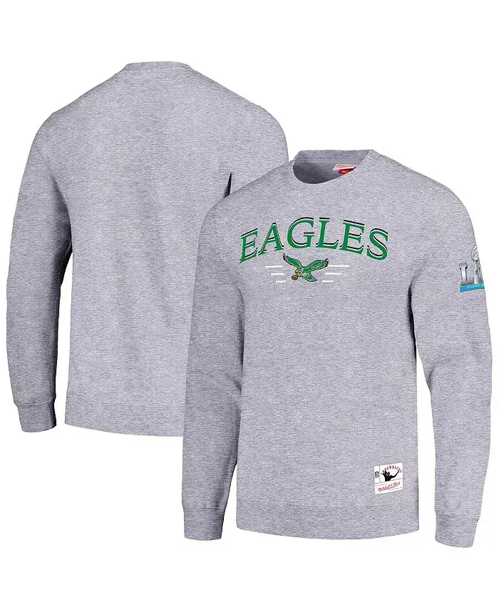 

Мужская серая толстовка Philadelphia Eagles Rings 2.0 с капюшоном Mitchell & Ness