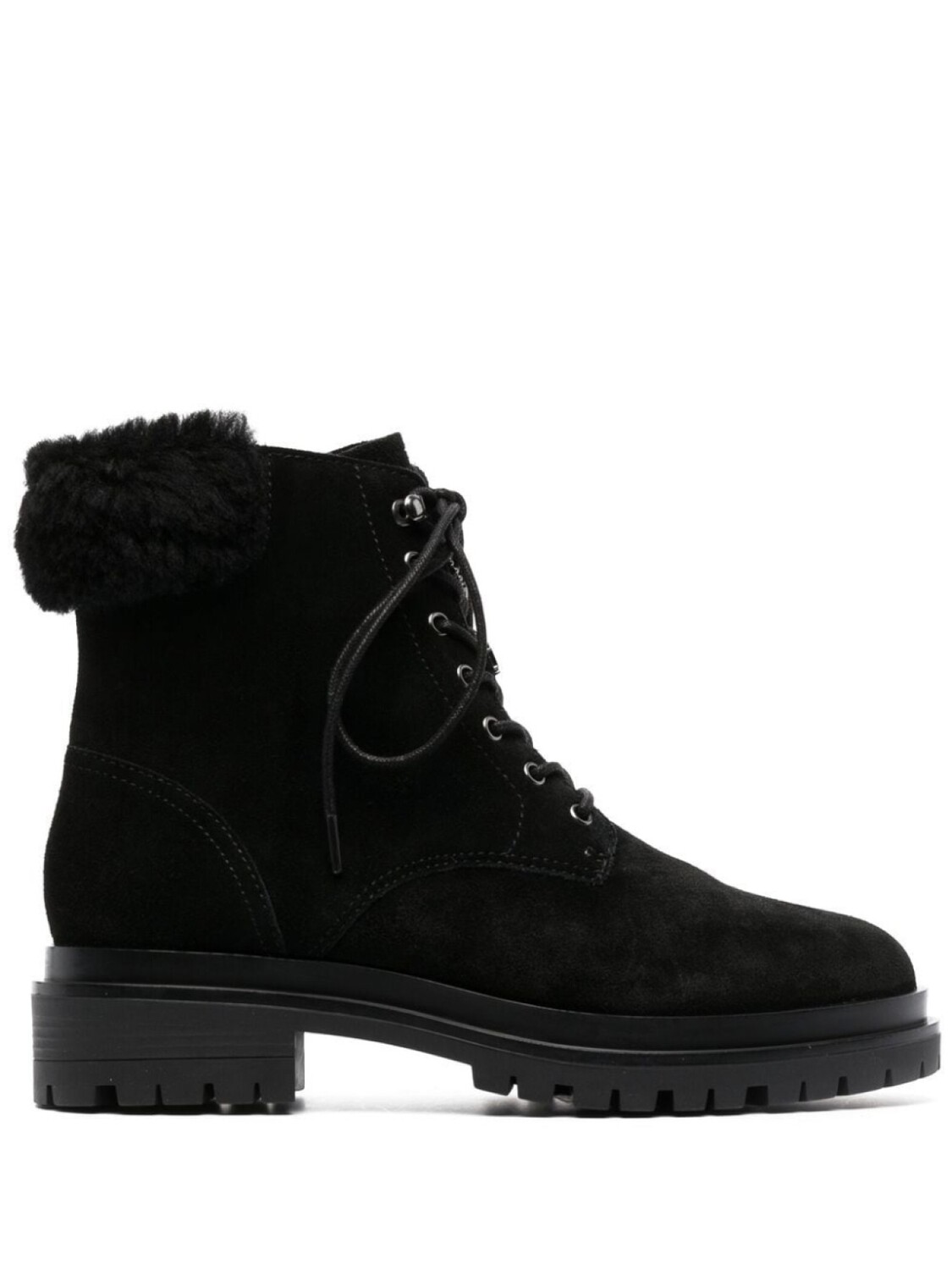 Lauren Ralph Lauren ботинки Carlee с отделкой из овчины, черный