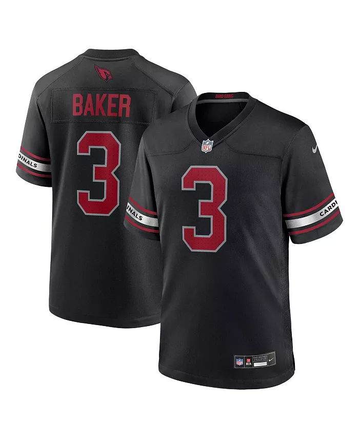 

Мужская игровая футболка Budda Baker Arizona Cardinals Nike, черный