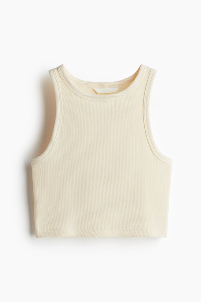 

Укороченный топ-майка H&M, желтый