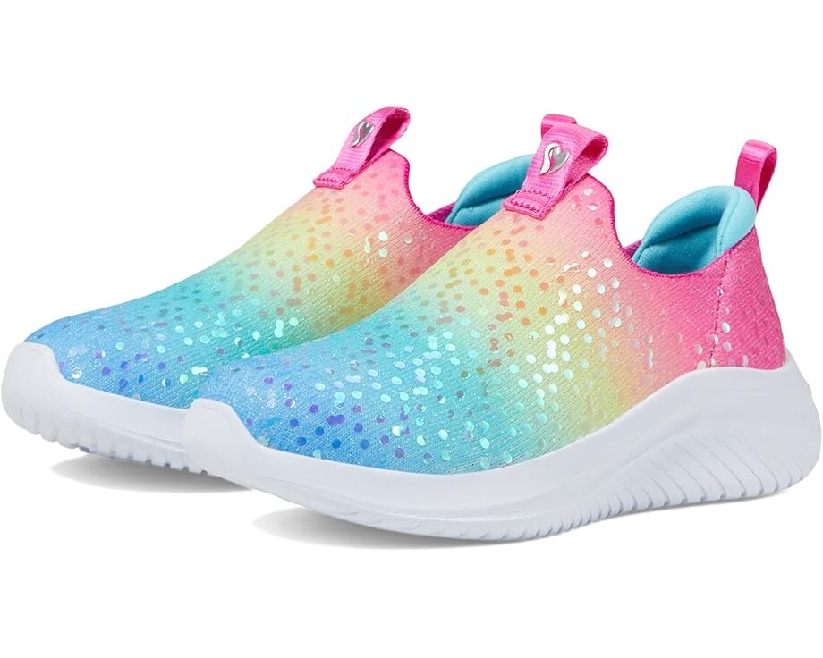 

Кроссовки SKECHERS KIDS Ultra Flex 3.0 - Rainbow Confetti, цвет Pink/Multi
