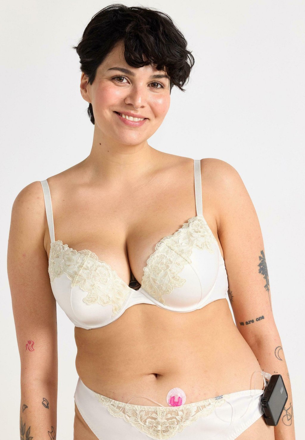 

Бюстгальтер пуш-ап ELLA M – ORCHID Lindex, белый