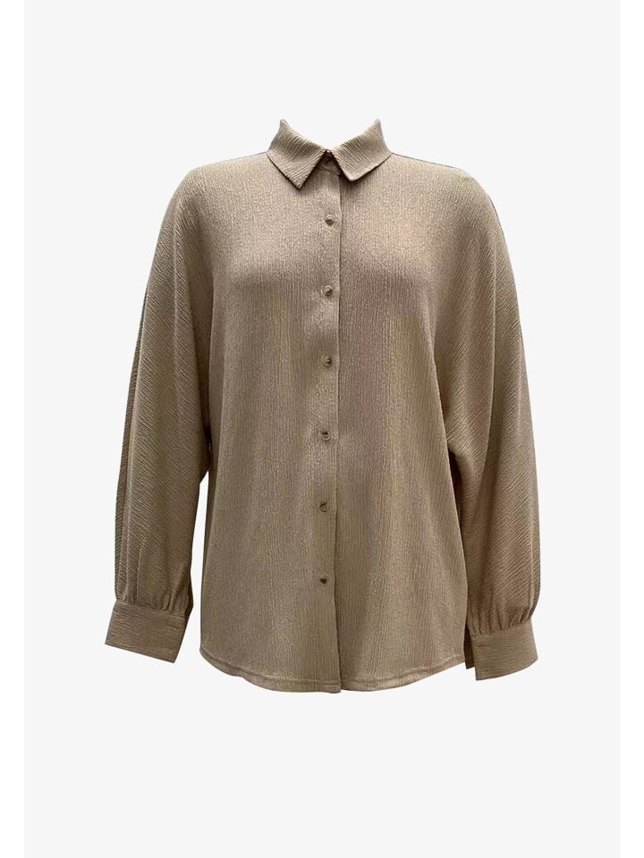 

Блуза GINI LONDON Gini Oversize, кэмел