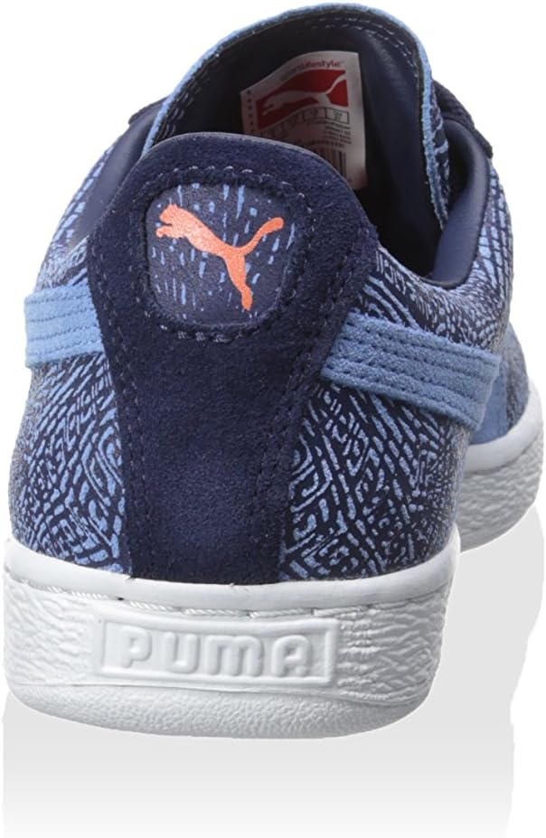 Кроссовки PUMA Suede Mis-Match из замши, белый/синий — фото 3