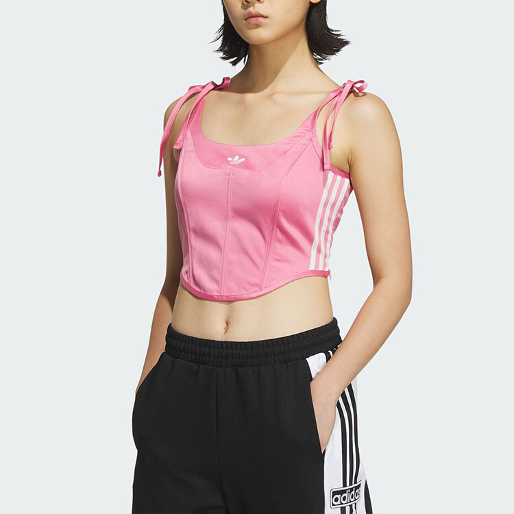 Женская балетная майка с тремя полосками Powder Adidas Originals — фото 3