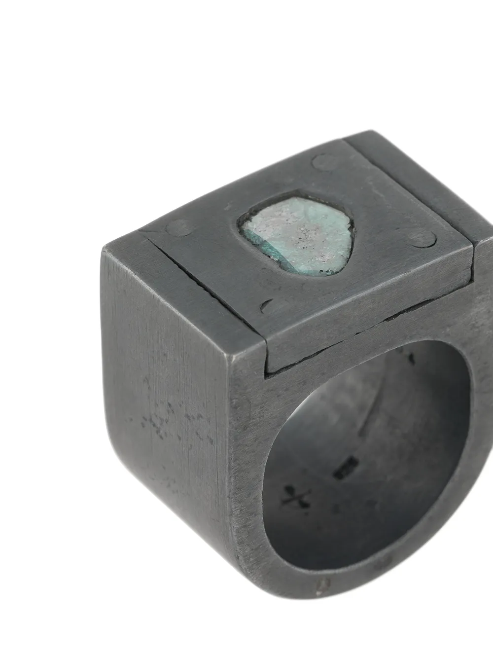 

Кольцо Plate Single Parts of Four, серебряный