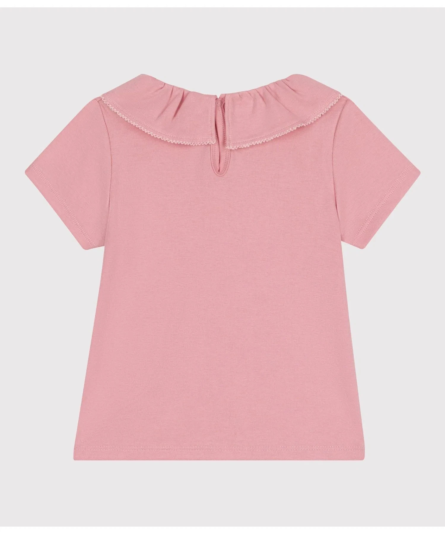 Детская футболка с коротким рукавом PETIT BATEAU розовая — фото 2